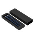 Parure stylo-bille et crayon éternel JUSTIN coffret ouvert