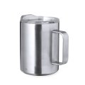 Mug iso acier inox recyclé KIRVIN 370 ml neutre