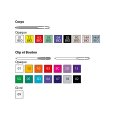 Gamme de couleurs du stylo publicitaire BIC MEDIA CLIC BIO
