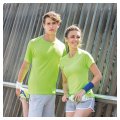 T-shirt publicitaire respirant SPORTY 140g Homme porté