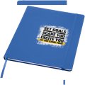 Carnet publicitaire A4 ZEPHYR bleu marqué