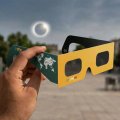 Lunettes publicitaires spéciales eclipse SUNSET en situation