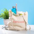 Sac en coton 105g publicitaire MINGUS naturel mis en situation