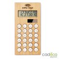 Calculatrice en bambou personnalisable VISALIA