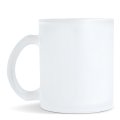 Mug en verre dépoli publicitaire KARMES neutre