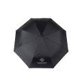 Parapluie pliant publicitaire WORTHAM noir personnalisé