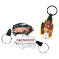 Porte-clés lampe découpé souple PVC FLASH KEY RING