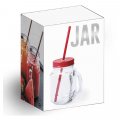 Image 2 - Mug verre avec couvercle HARVEX 500 ml