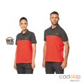 Polo bicolore publicitaire MISSION 220g