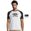 T-shirt publicitaire FUNKY Bicolore Blanc 150g Homme
