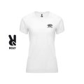 T-shirt publicitaire sport BAHRAIN 135g blanc Femme