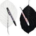 Stylo BIC personnalisé MEDIA CLIC ECOLUTIONS PLUS blanc et noir sur feuille