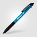 Stylo publicitaire 3 couleurs YANTIS bleu exemple 1