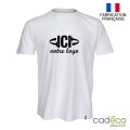 T-shirt publicitaire VERVING 160g Blanc Homme