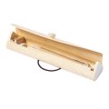 Trousse en bois ouverte