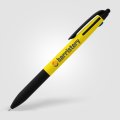 Stylo publicitaire 3 couleurs YANTIS jaune personnalisé