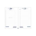 Agenda de caisse 135 x 216 ouvert