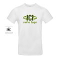 T-shirt personnalisé #E190 190g blanc
