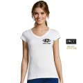 T-shirt publicitaire MOON 150g Blanc Femme