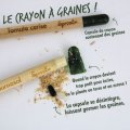 Zoom sur les graines du Crayon à papier à planter GRAINES