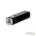 Batterie de secours alu recyclé MERETA 2600 mAh