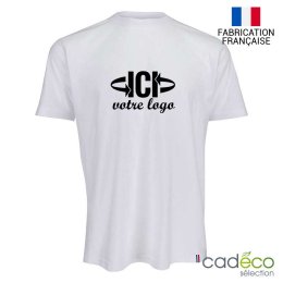 T-shirt publicitaire VILBERG 160g Blanc Femme