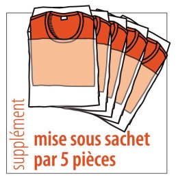 PLIAGE INDIVIDUEL ET MISE SOUS SACHET PAR 5 PIECES