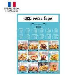 Calendrier poster RECETTE GOURMANDES 500X700