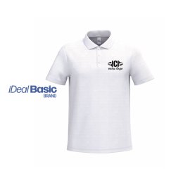 Polo publicitaire IDEAL 200 blanc Homme