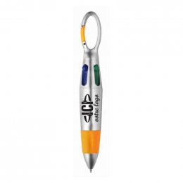 Stylo 4 couleurs MOUSQUETON