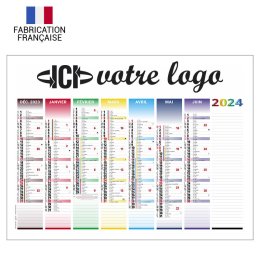 Calendrier publicitaire effaçable - Support professionnel - JAMET