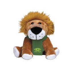 Lion en peluche publicitaire LEO