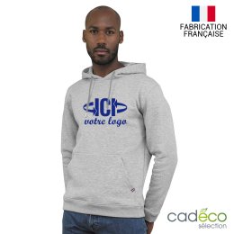 Sweatshirt publicitaire VASSEL 300g Couleur Homme à capuche