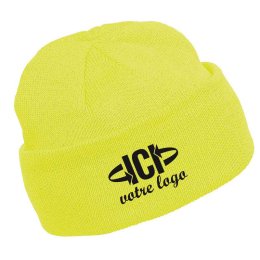 Bonnet publicitaire hat fluo