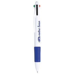 Stylo bille 4 couleurs publicitaire AMQUI