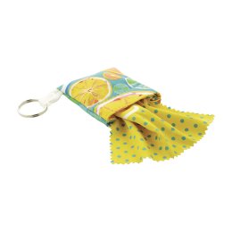 Porte-clés lingette microfibre publicitaire STAR