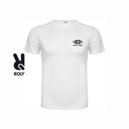 T-shirt publicitaire sport MONTECARLO 150g blanc Homme