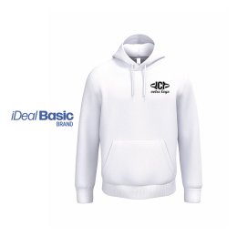 Sweatshirt publicitaire IDEAL 260 Mixte blanc