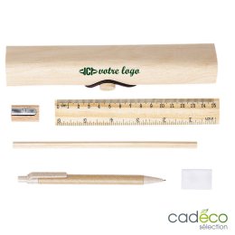 Trousse en bois  publicitaire et accessoires VEKA