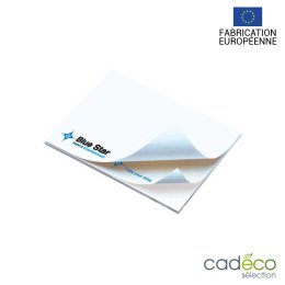 Bloc notes repositionnable publicitaire RECYCLE 100 feuilles