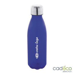 Bouteille en RPET publicitaire TOYAK 600 ml bleue