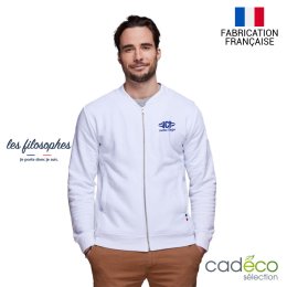 Veste zippée personnalisée CAMUS 350g mixte