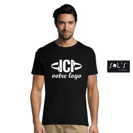 T-shirt REGENT 150g Noir Homme