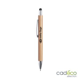 Stylo stylet en bambou publicitaire MOORE
