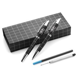 Parure publicitaire stylos CLASS noir