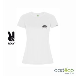T-shirt publicitaire sport IMOLA 135g recyclé blanc Femme