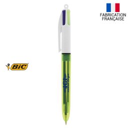 Stylo BIC 4 couleurs FLUO