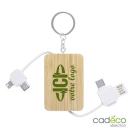 Porte-clés câble de charge 3 en 1 publicitaire VAGBO