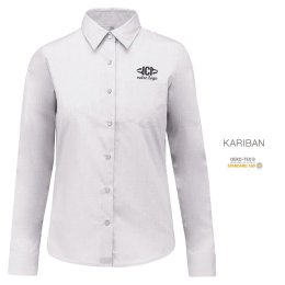 Chemise manches longues JESSICA 100g Blanc Femme