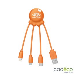 Câble de charge personnalisé OCTOPUS recyclé